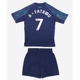 Leicester City Issahaku Fatawu #7 Uit tenue Kids 2025-26 Korte Mouw (+ Korte broeken)